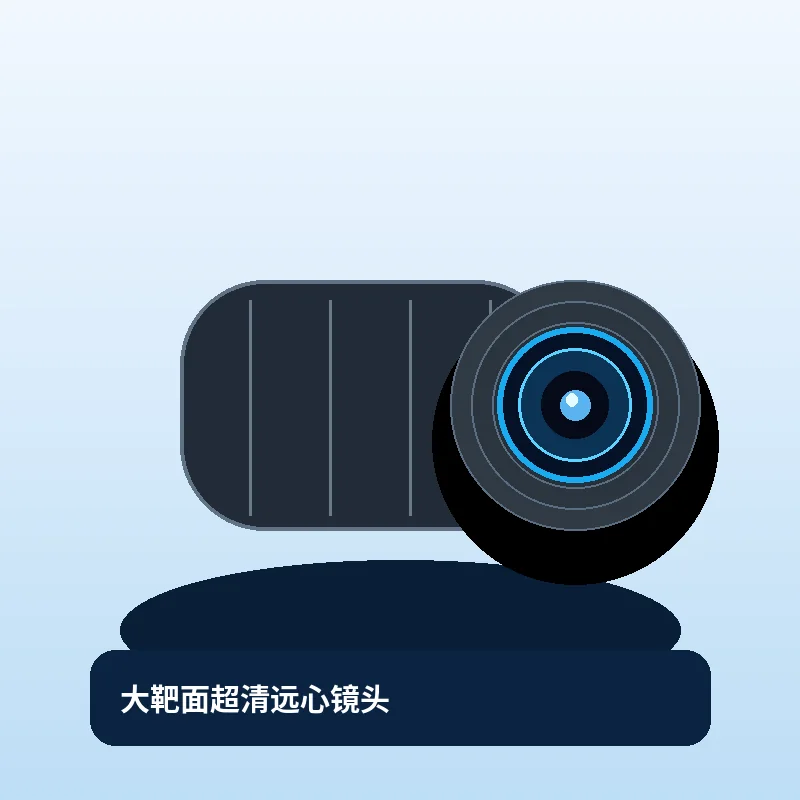 大靶面超清远心镜头